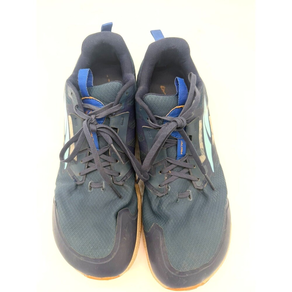 Altra Lone Peak 7 Mens Size 13 Blue Navy Trail Running Shoes Zero Drop USED